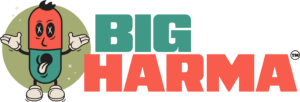 Main version of the Big Harma logo.